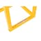 Vestil Yellow Powder Coated Steel Cylinder Barricade Rack Single Cylinder CYL-FMSR-1 - alternate 5